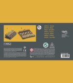 AJEDREZ-DAMAS MAGNÉTICO GRANDE - Imagen 4