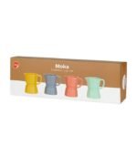 SET TAZAS ESPRESSO MOKA COLORES CERÁMICA