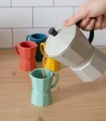 SET TAZAS ESPRESSO MOKA COLORES CERÁMICA - Imagen 5
