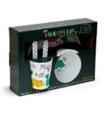 SET DE PLATOS Y CUBIERTOS INFANTIL  DINOSAURIO - Imagen 2