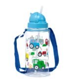 SHATTERABLE CHILDREN'S WATER BOTTLE SMALL TRACTORS - Image 7
