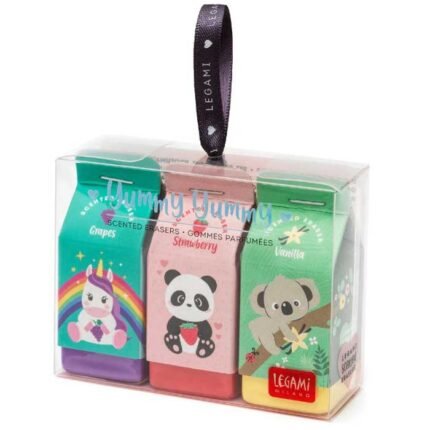 SET DE 3 GOMAS PERFUMADAS - YUMMY