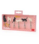 SET DE 6 TENEDORES - GATOS