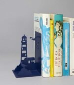 SUJETALIBROS LIGHTHOUSE AZUL - Imagen 3