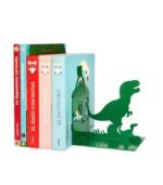 SUJETALIBROS JURASSIC VERDE DE METAL