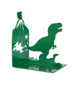 SUJETALIBROS JURASSIC VERDE DE METAL - Imagen 4
