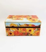 JOYERO DE CRISTAL VAN GOGH GIRASOLES - Imagen 2