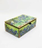 JOYERO DE CRISTAL VAN GOGH LIRIOS MED - Imagen 3