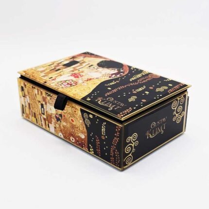 JOYERO DE CRISTAL KLIMT EL BESO MED